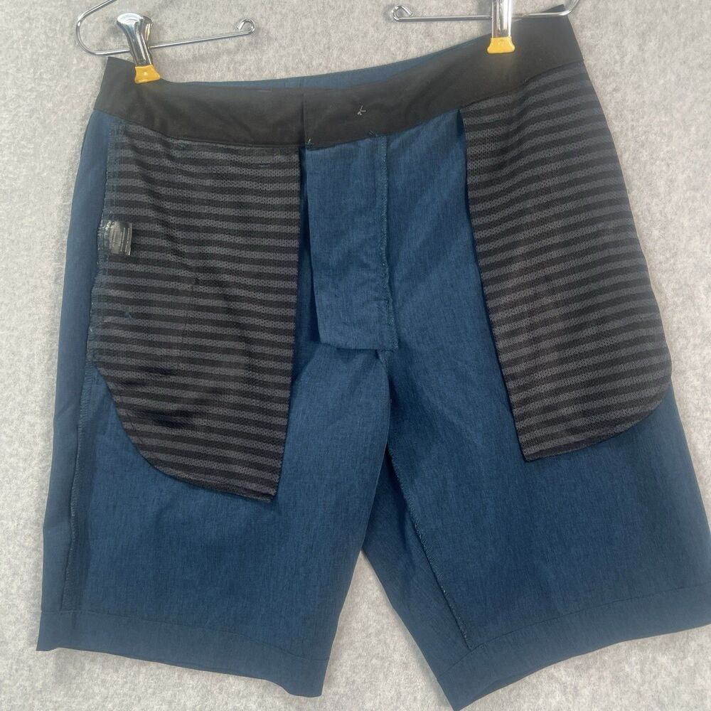 Tilly's Nitrous Black Stretch Hybrid Shorts swim teal blue Men 28 - Picture 15 of 16